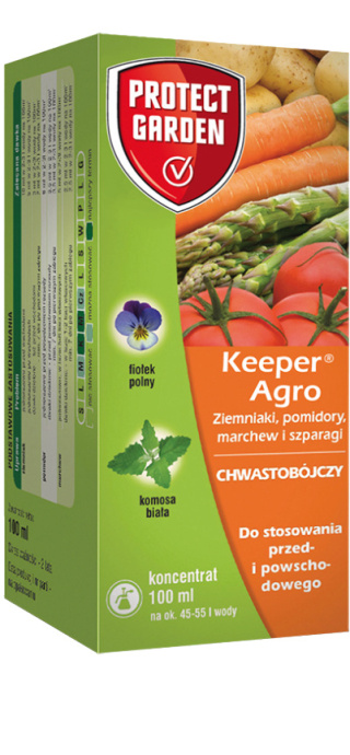 Keeper Agro 100ml Środek Chwastobójczy Na Chwasty Jednoliścienne i Dwuliścienne Protect Garden