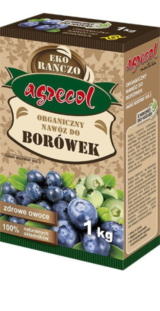 Nawóz Do Borówek Organiczny Granulat 1kg Eko Ranczo Agrecol