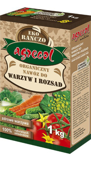 Nawóz Do Warzyw Organiczny Granulat 1kg Eko Ranczo Agrecol