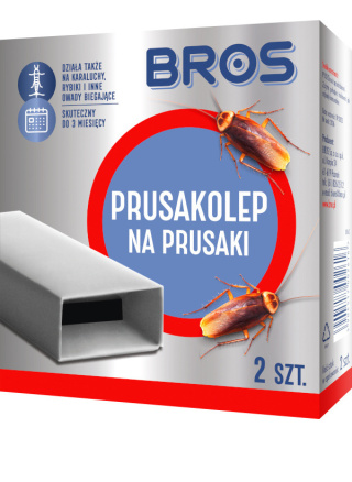 Prysakolep Pułapka Na Prusaki i Rybiki i Inne Owady Biegające 2szt Bros