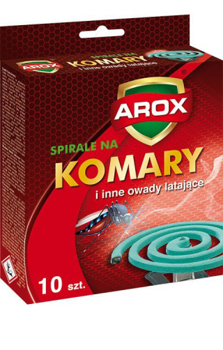 Spirala Do Odstraszania Komarów i Innych Owadów Latających 10szt Arox