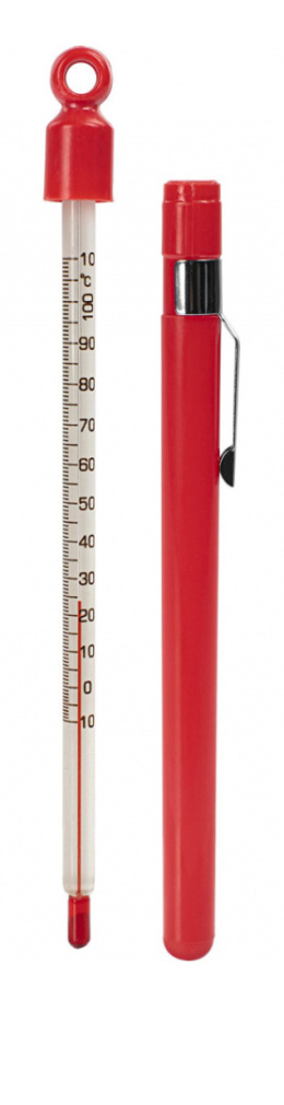 Termometr Spożywczy Uniwersalny Szklany -10°C Do +100°C 17cm x 1,3cm 070701 Biogród