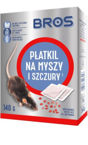 Trutka Na Myszy i Szczury Płatkill 100g Bros