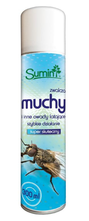 Spray Na Muchy 300ml Środek Owadobójczy Do Zwalczania Much i Owadów Latających Sumin