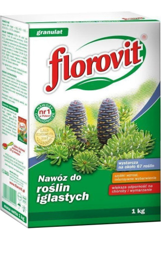 Nawóz Do Iglaków Mineralny Granulat 3kg Florovit