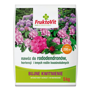 Nawóz Do Rododendronów Mineralny Granulat 10kg Plus Fruktovit