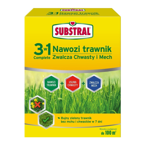 Nawóz Do Trawy 3w1 Antymech i Odchwaszczacz 3,6kg Substral