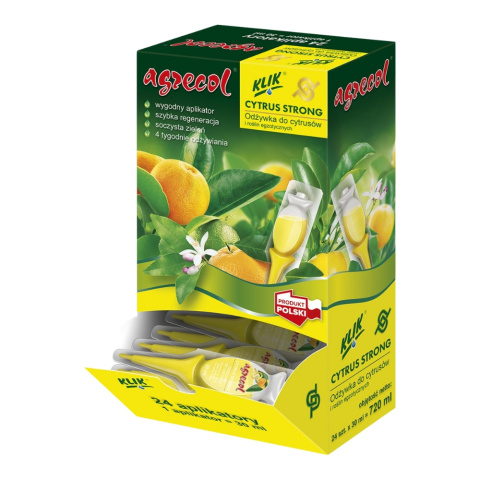 Odżywka Do Cytrusów Aplikator 30ml Cytrus Strong Agrecol Odżywka Do Cytrusów Aplikator 30ml Cytrus Strong Agrecol