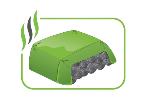 Plandeka Mega Gruba 260g 5m x 5m Zielona Top GF Line Plandeka Mega Gruba 260g 5m x 5m Zielona Top GF Line