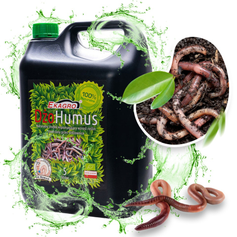 Biohumus Uniwersalny Płynny DżoHumus 5l Ekagro Biohumus Uniwersalny Płynny DżoHumus 5l Ekagro
