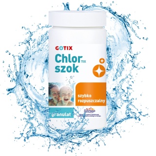 Chlor Do Basenu 65% Granulat 1kg ChlorTix Szok Gotix