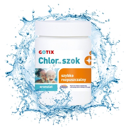 Chlor Do Basenu 65% Granulat 400g ChlorTix Szok Gotix