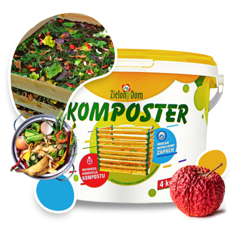 Komposter 4kg Zielony Dom