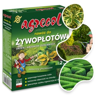 Nawóz Do Drzew i Krzewów Żywopłoty Mineralny Granulat 1,2kg Agrecol