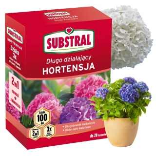 Nawóz Do Hortensji z Zakwaszaczem Długodziałający 100 Dni Mineralny Granulat 1kg Substral