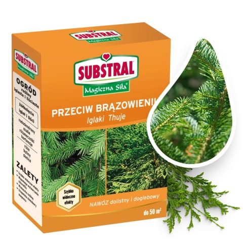 Nawóz Do Iglaków Przeciw Brązowieniu Igieł Mineralny Granulat 1kg Substral Nawóz Do Iglaków Przeciw Brązowieniu Igieł Mineralny Granulat 1kg Substral