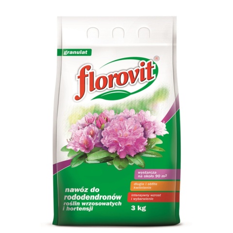 Nawóz Do Rododendronów Mineralny Granulat 3kg Florovit Nawóz Do Rododendronów Mineralny Granulat 3kg Florovit