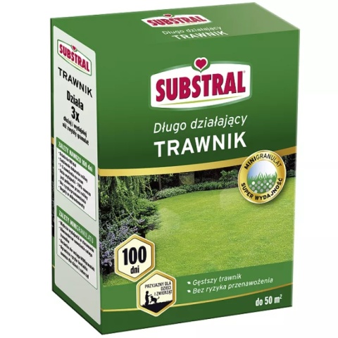 Nawóz Do Trawy Długodziałający 100 Dni Mineralny Granulat 1kg Substral
