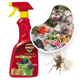 Środek Owadobójczy Na Muchy i Larwy Do Śmietników 500ml Arox