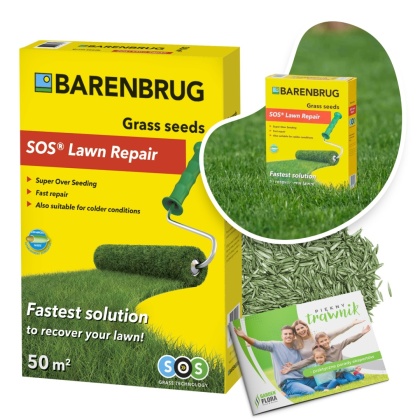 Trawa Regeneracyjna Barenbrug SOS Lawn Repair Otoczkowana 1kg