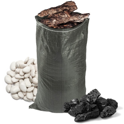 Worek Polipropylenowy 50cm x 80cm 60g/m2 Czarny z Zaciągiem Worek Polipropylenowy 50cm x 80cm 60g/m2 Czarny z Zaciągiem