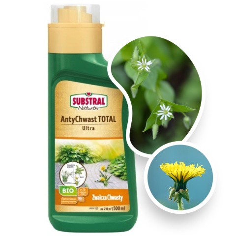 AntyChwast Total Ultra 500ml Środek Chwastobójczy Na Chwasty Jednoliścienne i Dwuliścienne Naturen Substral