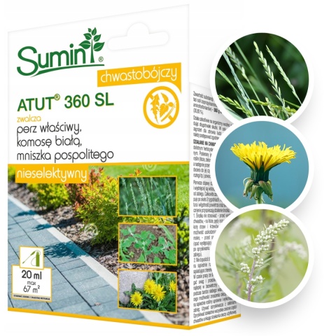 Atut 360SL 20ml Środek Chwastobójczy Na Chwasty Jednoliścienne i Dwuliścienne Sumin