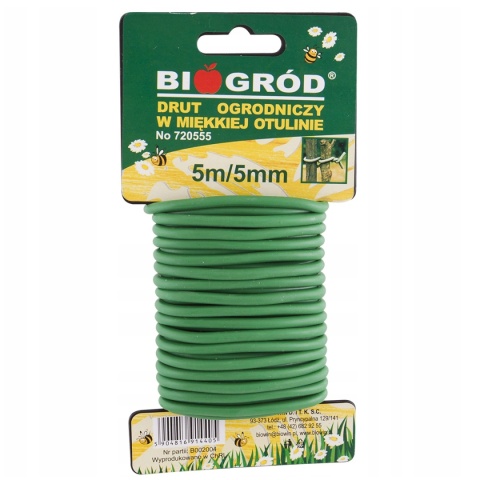 Drut Ogrodniczy w Miękkiej Otulinie 5mm x 5mb Biogród