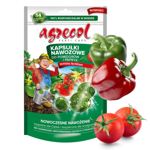 Kapsułki Nawozowe Do Pomidorów i Papryki Mineralne 210g Agrecol