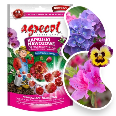 Kapsułki Nawozowe Do Roślin Kwitnących Mineralny 210g Agrecol