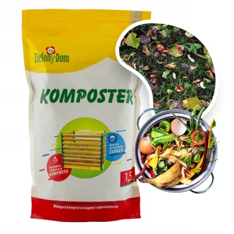 Komposter 1,5kg Zielony Dom