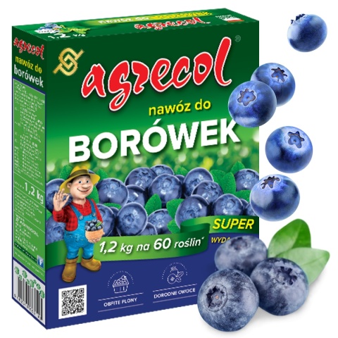 Nawóz Do Borówek Mineralny Granulat 1,2kg Agrecol