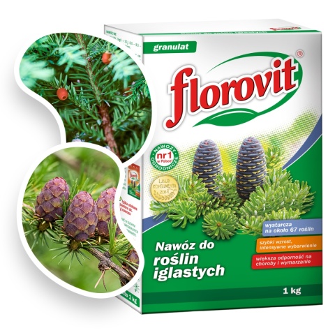 Nawóz Do Iglaków Mineralny Granulat 1kg Florovit Nawóz Do Iglaków Mineralny Granulat 1kg Florovit