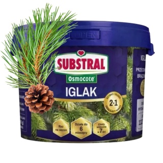 Nawóz Do Iglaków Przeciw Brązowieniu Igieł Długodziałający Mineralny Granulat 14,5kg Osmocote Substral
