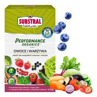 Nawóz Do Owoców i Warzyw Organiczny Granulat 750g Performance Organics Substral