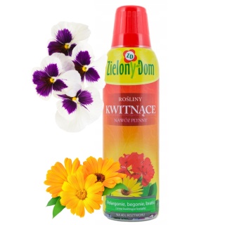 Nawóz Do Roślin Kwitnących Mineralny Płynny 300ml Zielony Dom