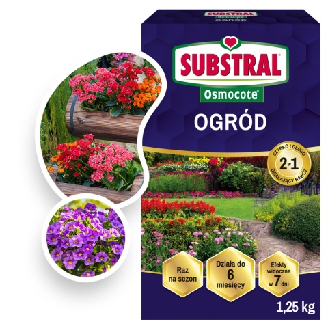 Nawóz Do Roślin Ogrodowych Długodziałający Mineralny Granulat 1,25kg Osmocote Substral