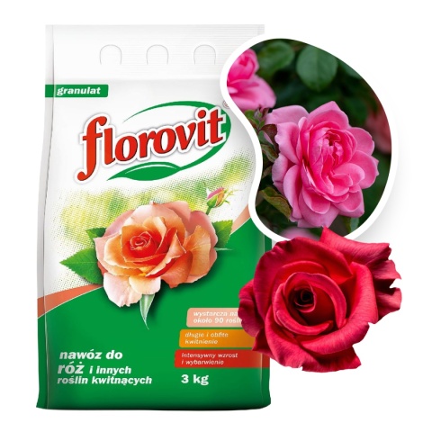 Nawóz Do Róż Mineralny Granulat 3kg Worek Florovit Nawóz Do Róż Mineralny Granulat 3kg Worek Florovit