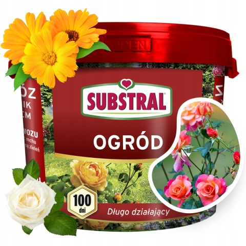 Nawóz Do Róż i Kwiatów Długodziałający 100 Dni Mineralny Granulat 5kg Substral Nawóz Do Róż i Kwiatów Długodziałający 100 Dni Mineralny Granulat 5kg Substral