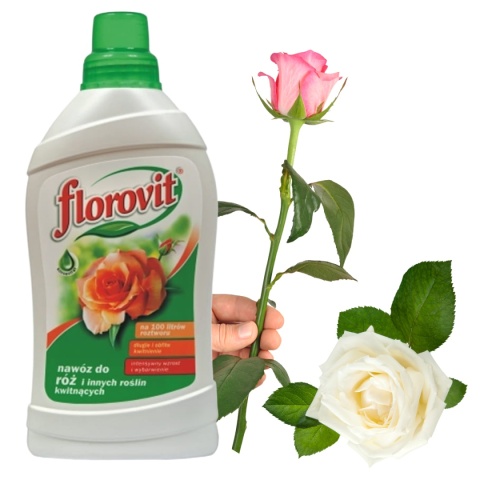 Nawóz Do Róż i Roślin Kwitnących Mineralny Płynny 1L Florovit