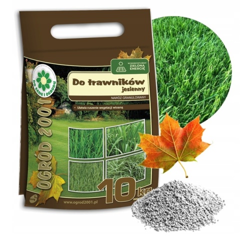 Nawóz Do Trawy Jesienny Mineralny Granulat 10kg Siarkopol