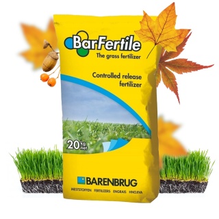 Nawóz Do Trawy Jesienny Otoczkowany Mineralny Granulat 20kg BarFertile Late Barenbrug