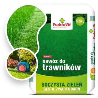 Nawóz Do Trawy Mineralny Granulat 25kg Plus Fruktovit