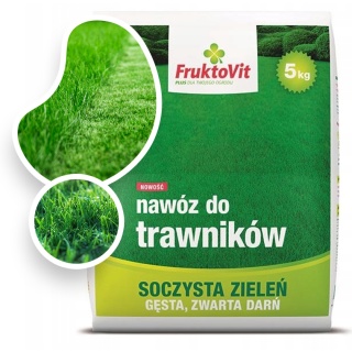 Nawóz Do Trawy Mineralny Granulat 5kg Plus Fruktovit