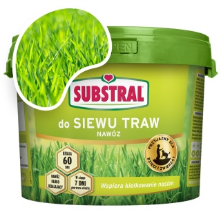 Nawóz Do Trawy Zakładanie i Siew Długodziałający 60 Dni Mineralny Granulat 5kg Substral