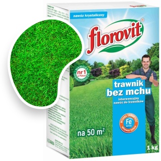 Nawóz Do Trawy z Mchem Interwencyjny Mineralny Granulat 1kg Florovit