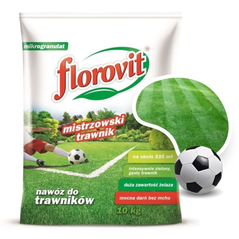 Nawóz Do Trawy z Mchem Mineralny Granulat 10kg Mistrzowski Trawnik Florovit Nawóz Do Trawy z Mchem Mineralny Granulat 10kg Mistrzowski Trawnik Florovit