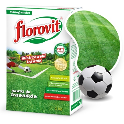 Nawóz Do Trawy z Mchem Mineralny Granulat 1kg Karton Mistrzowski Trawnik Florovit Nawóz Do Trawy z Mchem Mineralny Granulat 1kg Karton Mistrzowski Trawnik Florovit
