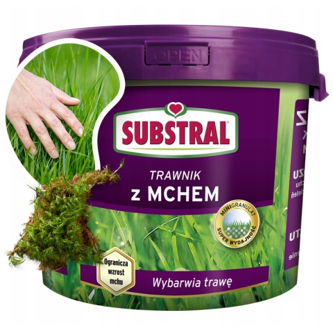 Nawóz Do Trawy z Mchem Mineralny Granulat 5kg Substral