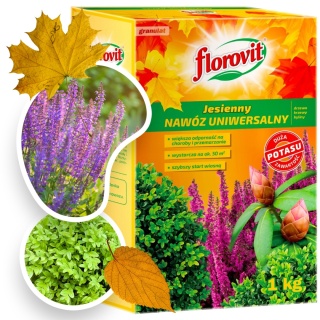 Nawóz Uniwersalny Jesienny Mineralny Granulat 1kg Karton Florovit